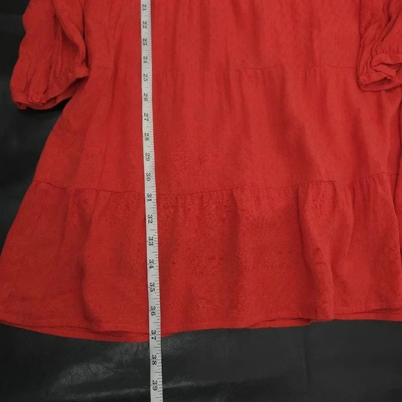 Skies are blue ruffle tiered dress L - Picture 9 of 13